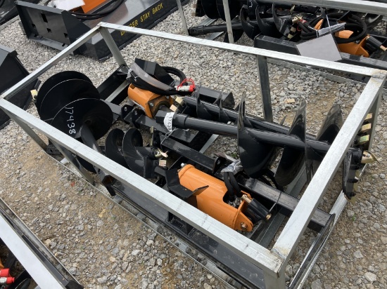 (2) Q/A HYD AUGERS W/ 4 BITS