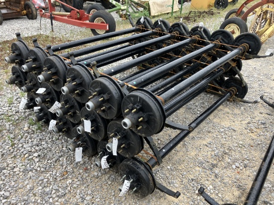 6000LB AXLES 74' SPRING CENTER