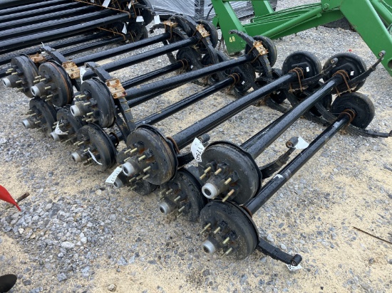 7000LB AXLES 58' SPRING CENTER