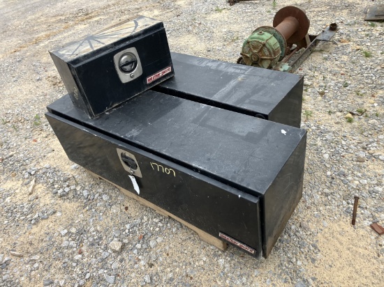 (2) BLK (1) SM TRUCK TOOL BOXES