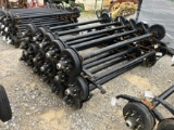 6000LB AXLES 74' SPRING CENTER