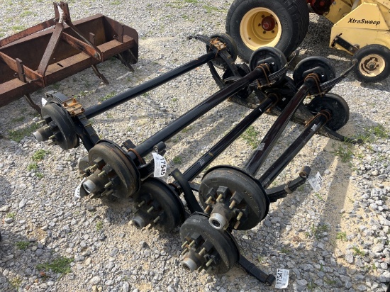 7000LB AXLES 58' SPRING CENTER