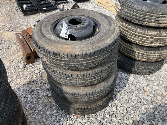 (4) ST235/80R16 RIMS &TIRES