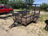 5'X10' UTLTY TRLR W/ SIDES/GATE BOS