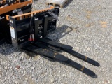 Q/A HYD SET OF PALLET FORKS W/FRAME
