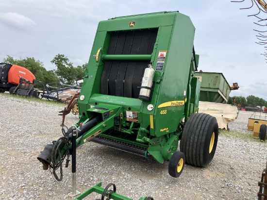 JD 468 RND BALER/14687BALES/W/MONTR