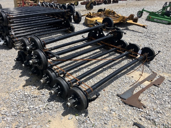 6000LB AXLES 74' SPRING CENTER