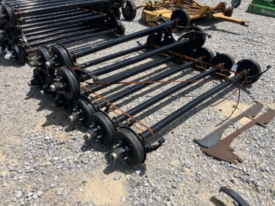6000LB AXLES 74' SPRING CENTER