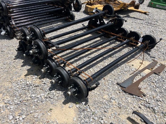 6000LB AXLES 74' SPRING CENTER