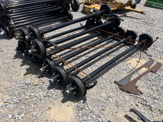 6000LB AXLES 74' SPRING CENTER