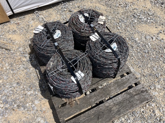 (4) ROLLS OF BARBWIRE