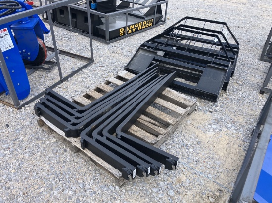 Q/A SET OF PALLET FORKS & FRAME