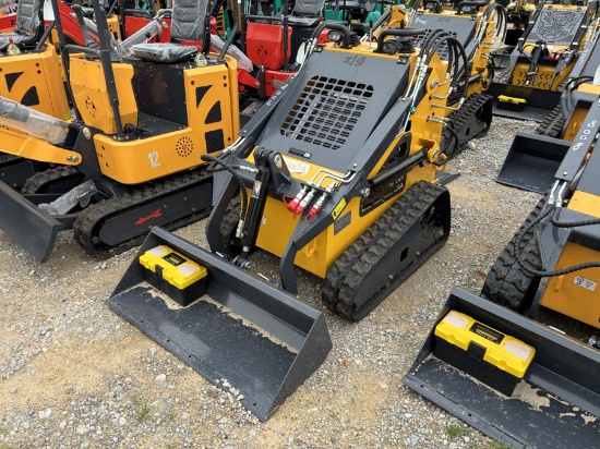 Zjg Stand On Skid Steer
