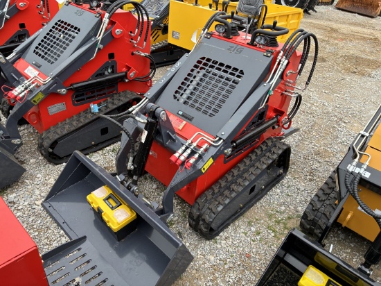Zjg Stand On Skid Steer
