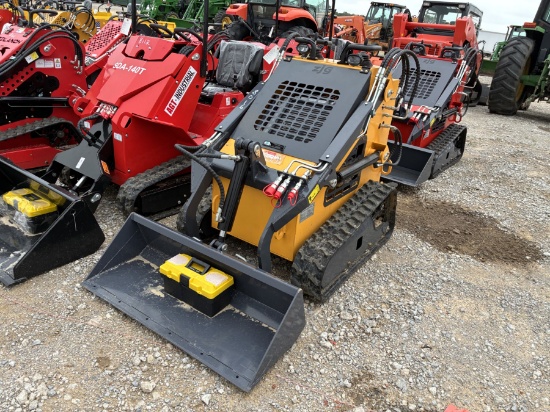 Zjg Stand On Skid Steer