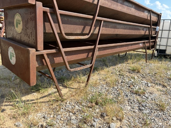 METAL FEEDING TROUGH