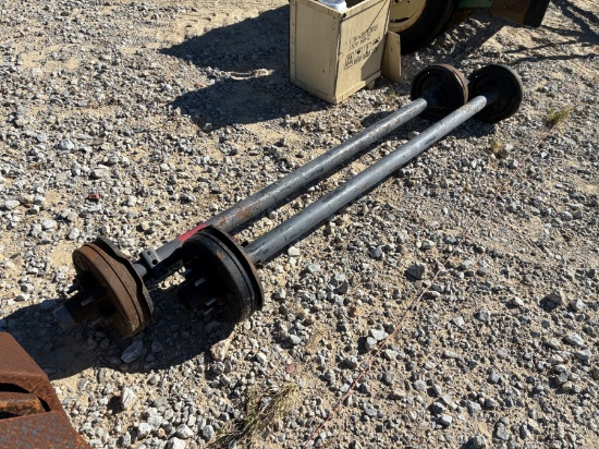 (2) TRAILER AXLES