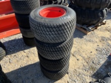 (4) 24X12-12 KUB O-TRN RIM & TIRE