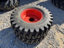 (2)12.5/80-18 KUB RIM & R4 TIRES
