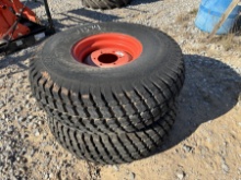 (2)13.6-16 KUB RIM & TURF TIRES