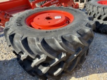 (2)460/85 R34 KUB CAST RIM & TIRE