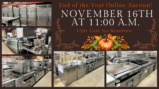 All Points RBE Restaurant Equipment Auction