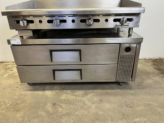 True 52” 2 Drawer Refrigerated Chef Base