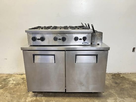 Atosa 6 Burner Countertop Gas Range
