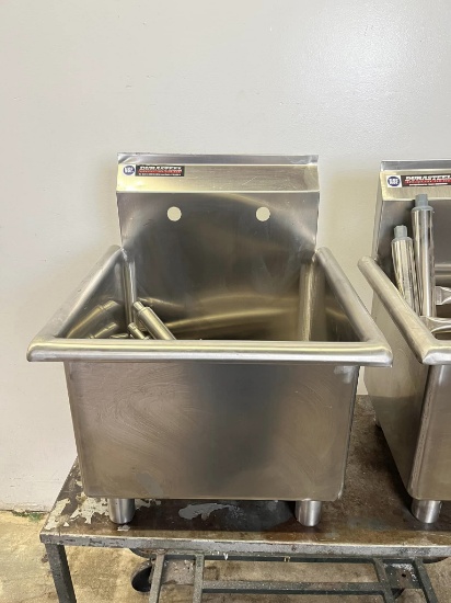 Brand New Stainless Steel Mop Sink 18” x 18” Basins