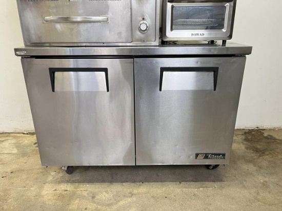 True 48” 2 door Worktop Freezer