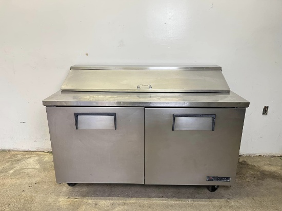 True 60” 2 Door Sandwich Prep Table