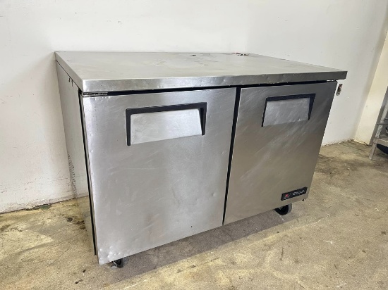 True 48” 2 Door Worktop Refrigerator