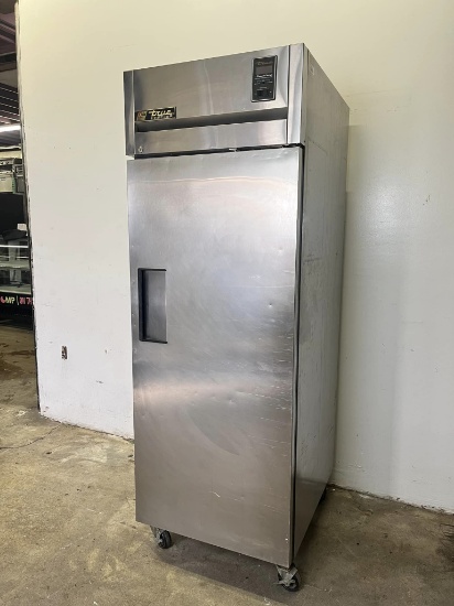 True Single Door Freezer w/S.S Interior & S.S Shelving