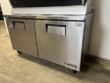 True 60” 2 Door Worktop Refrigerator