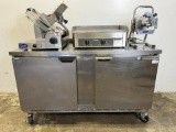 Beverage Air 60” 2 Door Worktop Refrigerator