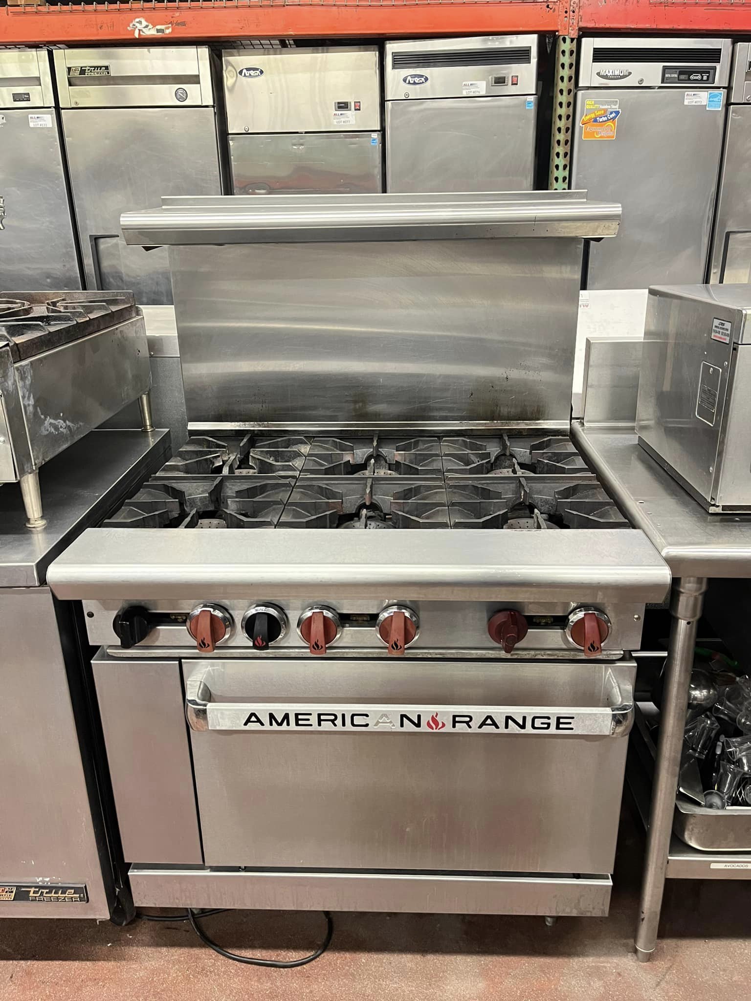 American Range 6 Burner Gas Range w/Oven Below Proxibid