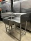 ALL S.S 48” Prep Sink w/ Right Drain Board