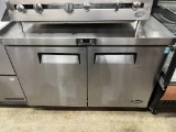Atosa 48” 2 Door Worktop Freezer