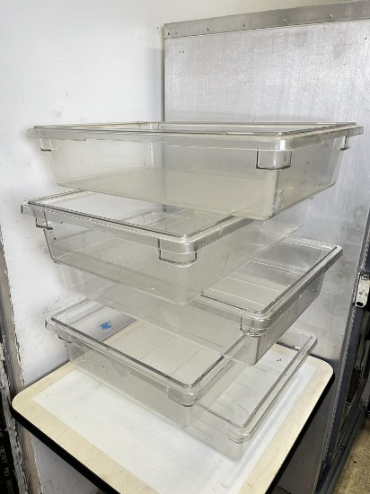 Cambro Full Size 4” Deep Polycarbonate Food Storage Container NO LID