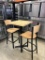 24” x 24” Bar Height Table w/2 Bar Height Chairs
