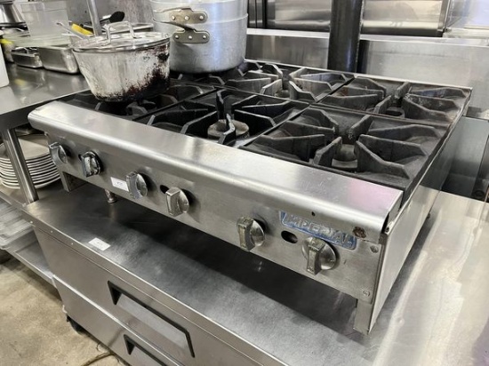 Imperial 4 Burner Countertop Gas Range