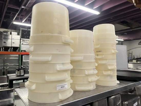 Lot Of Plastic Storage Containers
