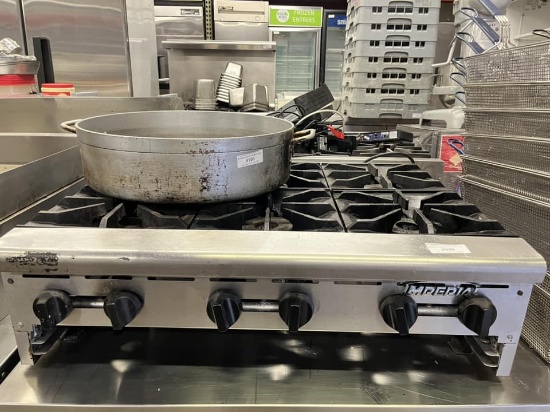 Imperial 6 Burner Countertop Gas Range