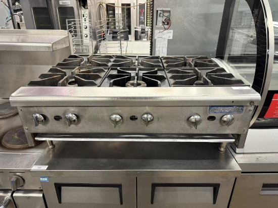 Imperial 6 Bruner Countertop Gas Range