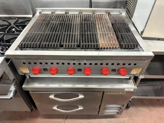 Wolf 36” Countertop Gas Charbroiler