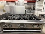 Imperial 6 Burner Countertop Gas Range