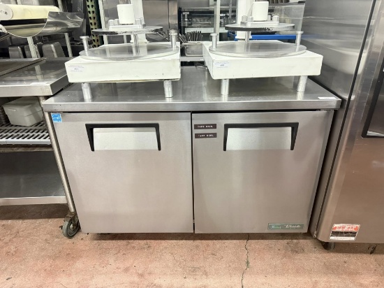 True 2 Door 48” Worktop Refrigerator