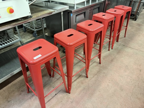 Red 30” Height Stools