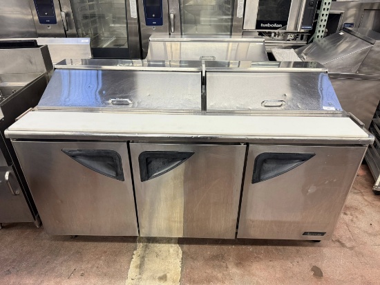 Turbo Air 72” 3 Door Sandwich Prep Table