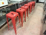 Red 30” Height Stools
